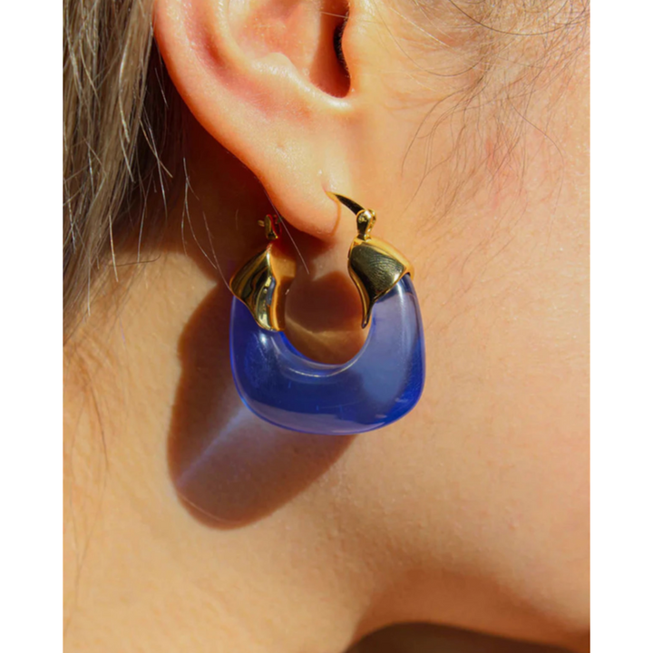 VOKRI U Shaped Earrings - Pair