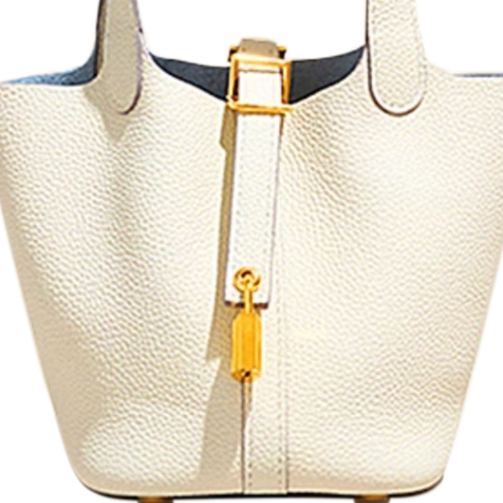 LCZIH Leather Bucket Bag - Mini