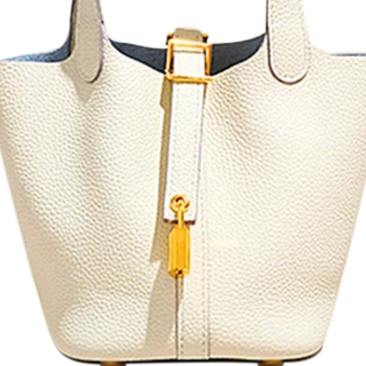 LCZIH Leather Bucket Bag - Mini