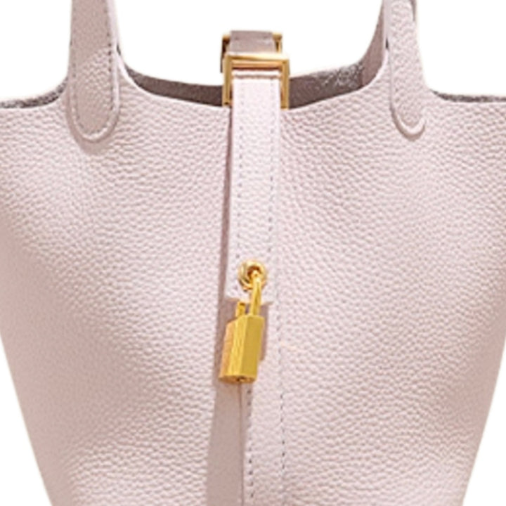 LCZIH Leather Bucket Bag - Mini