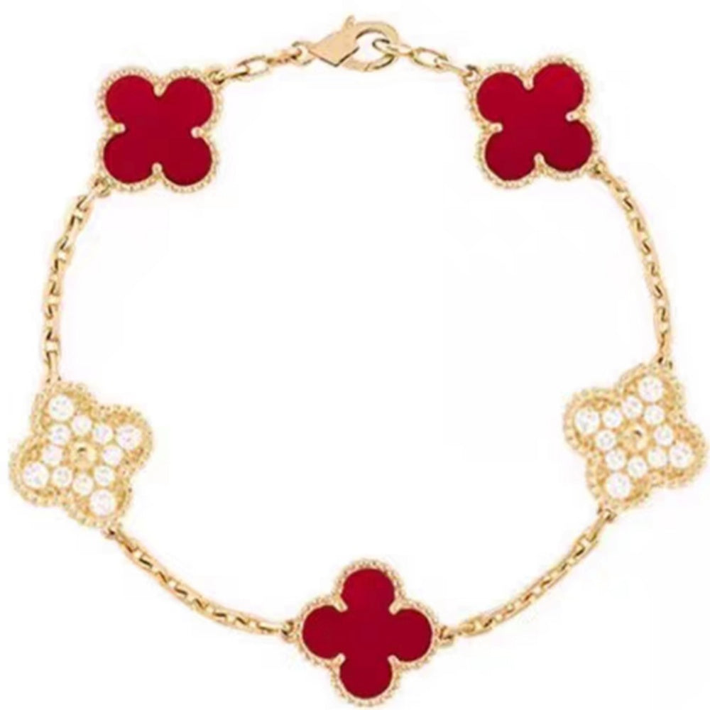 SIYEO Four-Leaf Clover Bracelet