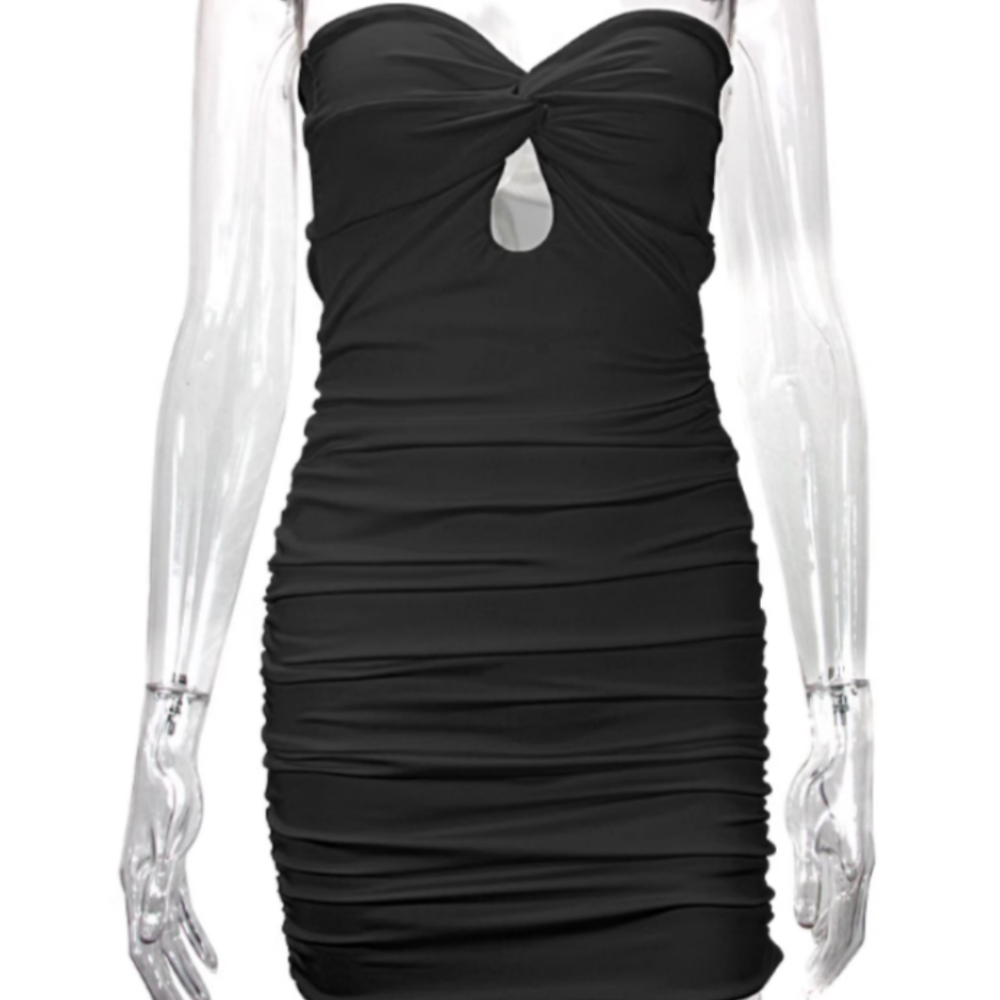 LAEIF Tube Mini Evening Dress Gown