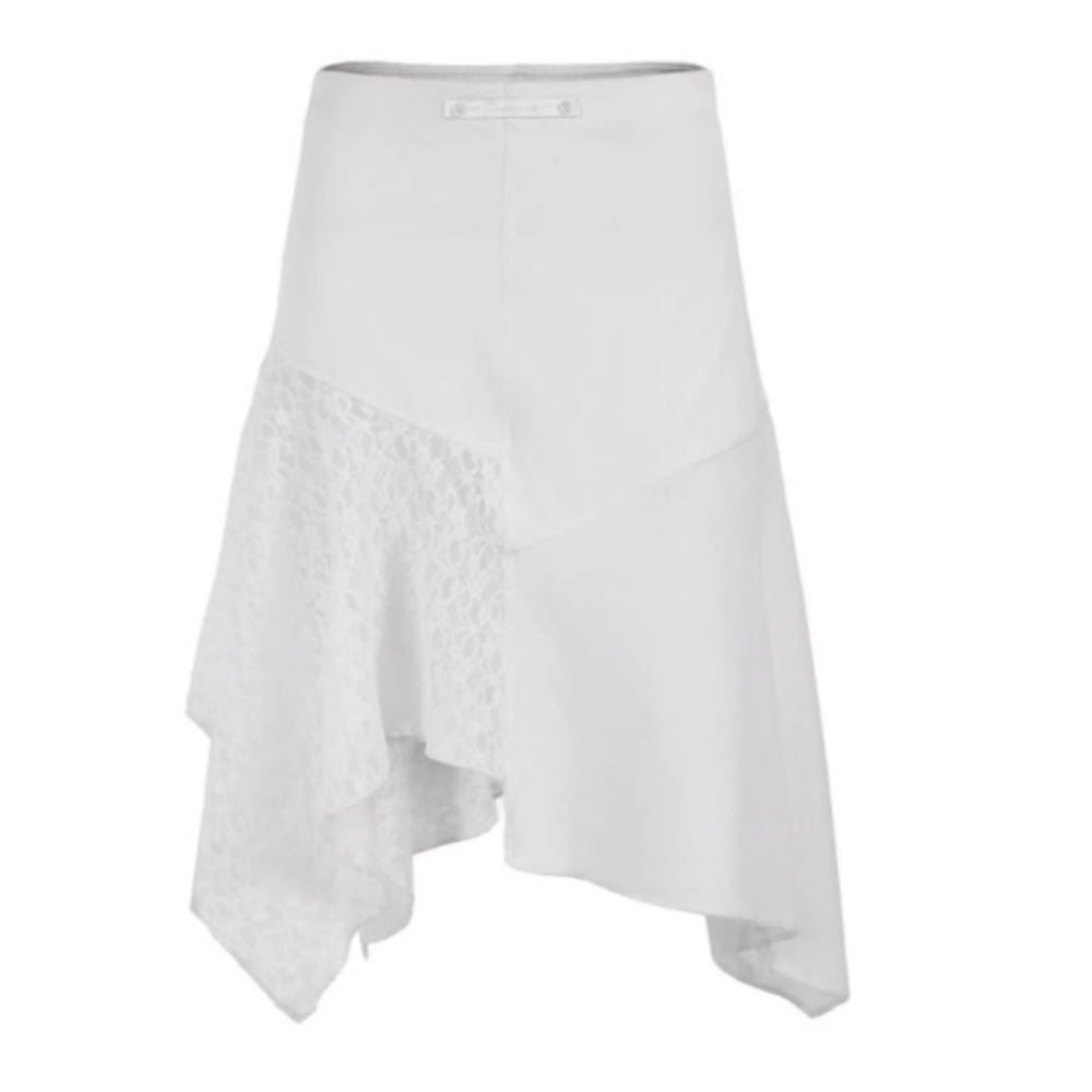 BUDIC Asymmetric Knee Length Skirts