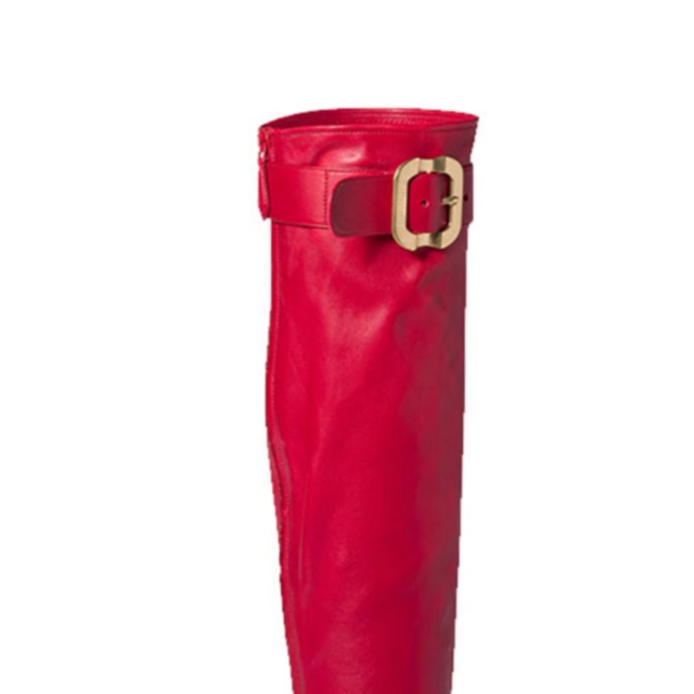 FANTC Buckled Knee High Boots