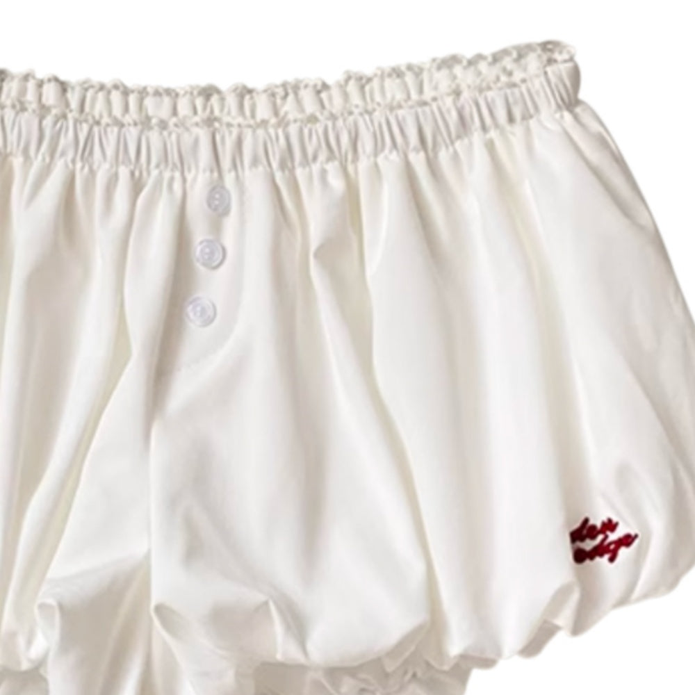 GEWEU Plaid Bubble Shorts