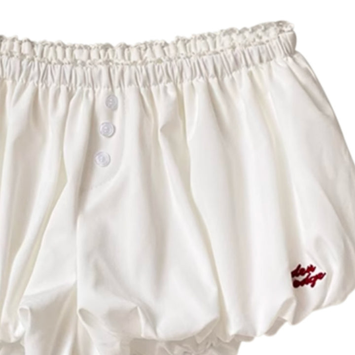 GEWEU Plaid Bubble Shorts