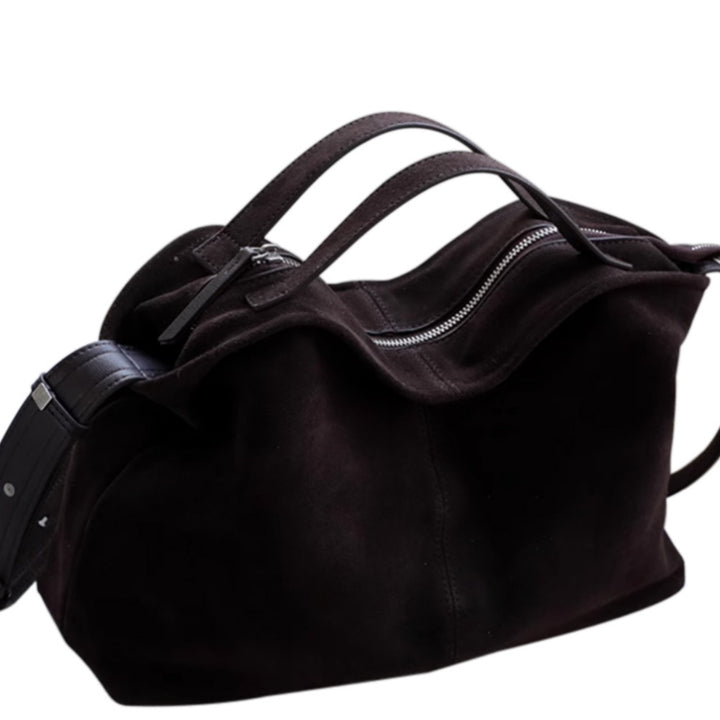 FUOIZ Suede Cross Body Bag