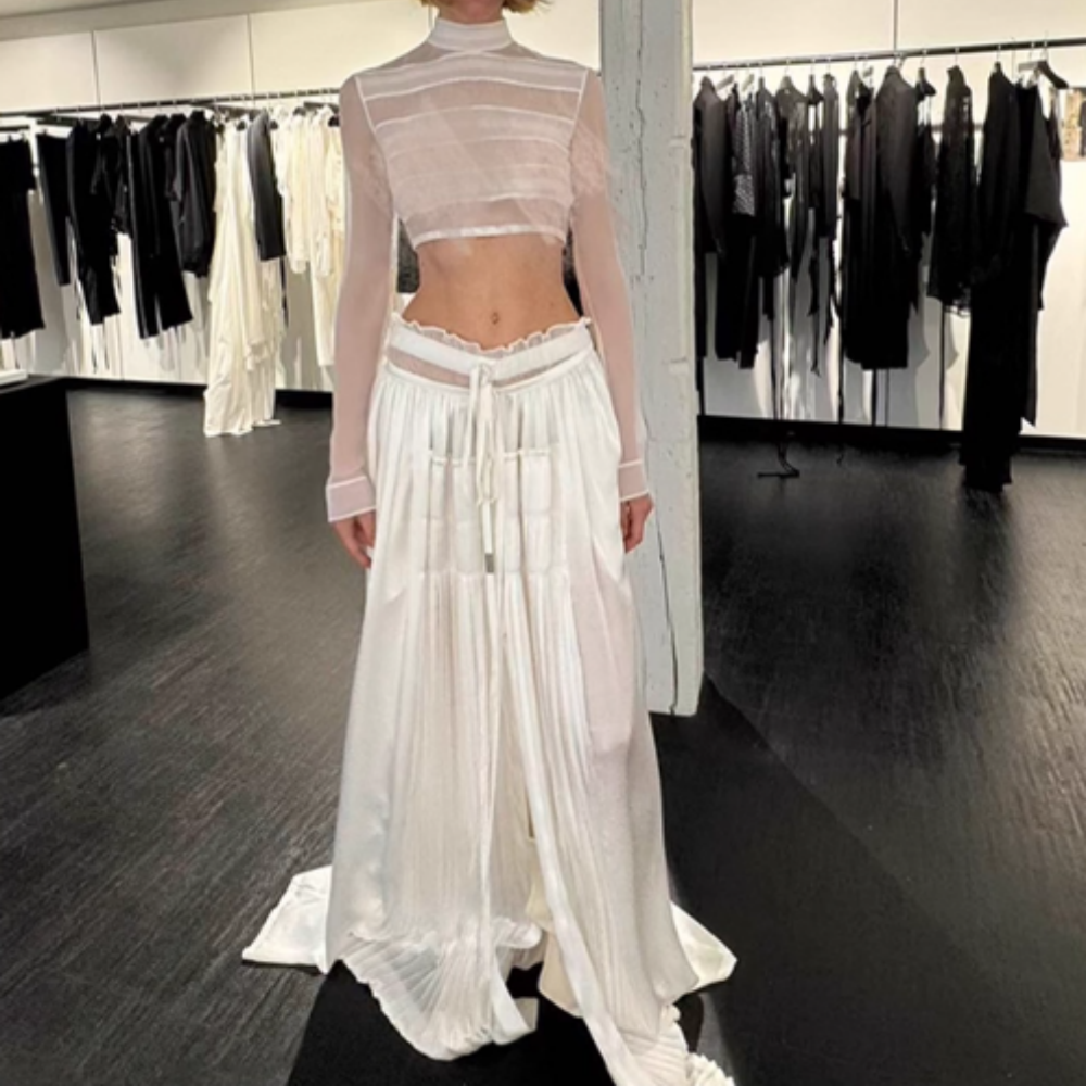 WETOU Front Split Maxi Skirt