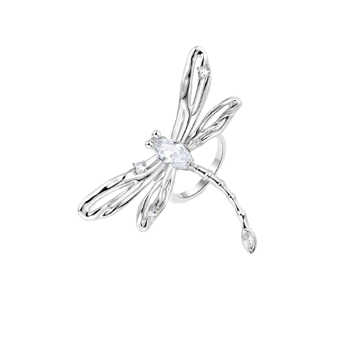 ALIBA Diamante Dragonfly Ring