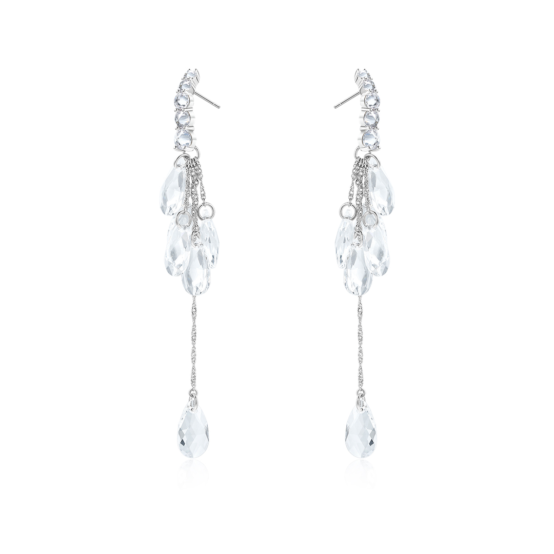 BARUI Diamante Long Earrings - Pair