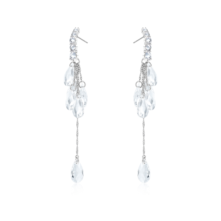 BARUI Diamante Long Earrings - Pair