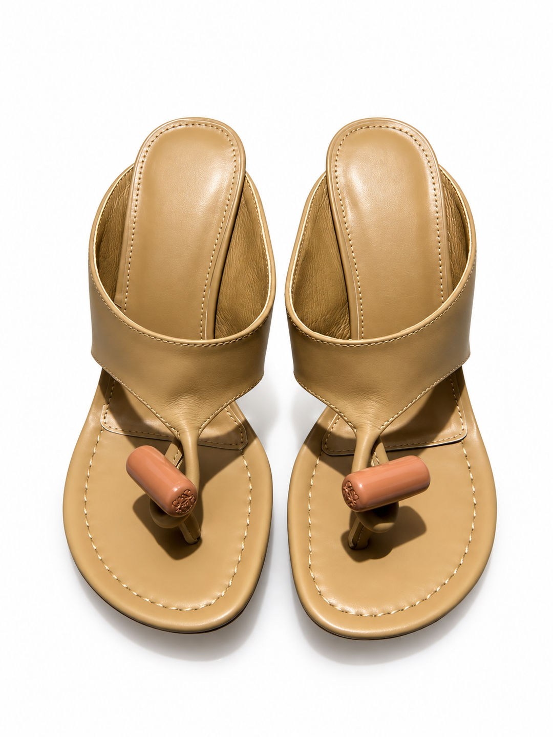 CALRO SPILT TOE HIGH HEEL SANDALS