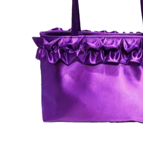 CAVIE Ruffled Tote Bag