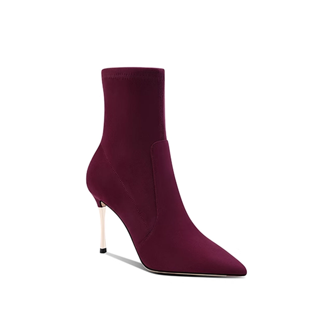 CEVUI Suede Ankle Boots - 8cm