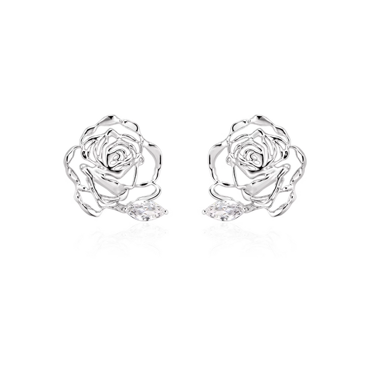 CINVA Diamante Flower Earrings - Pair