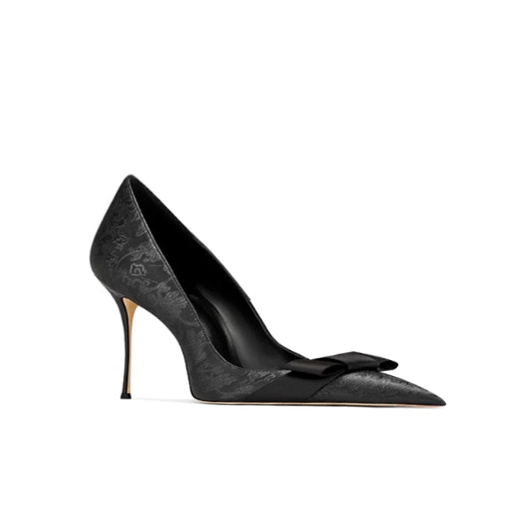 COSET Bow Mid Heel Pumps - 6cm