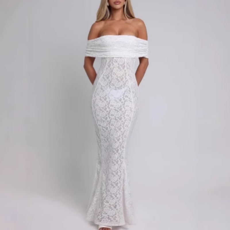 COVTA Off-Shoulder Long Dress