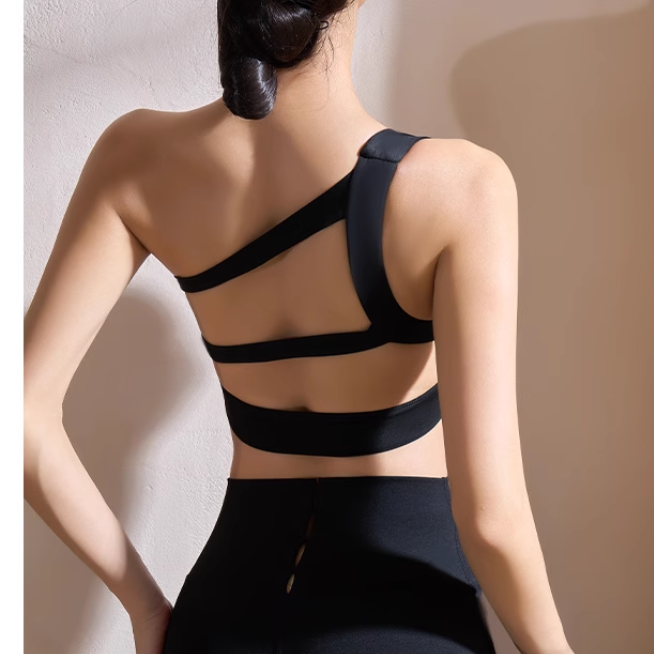 CUDSI Yoga Pilates Cut Out Fitted Sports Bra
