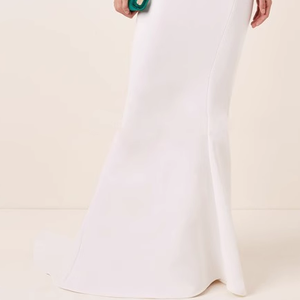 CUTAN Off-Shoulder Maxi Evening Dress Gown