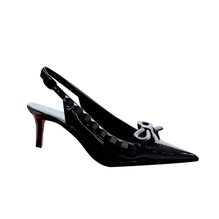 DALVA Studded Mid Heel Sandals - 7cm