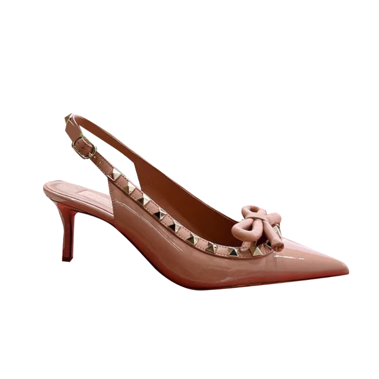 DALVA Studded Mid Heel Sandals - 7cm