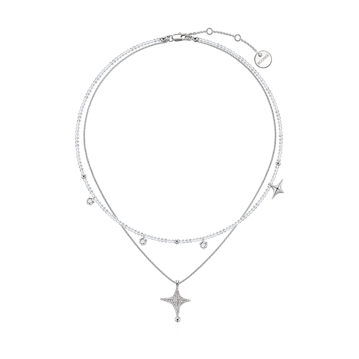 DALEI Star Double Layers Necklace