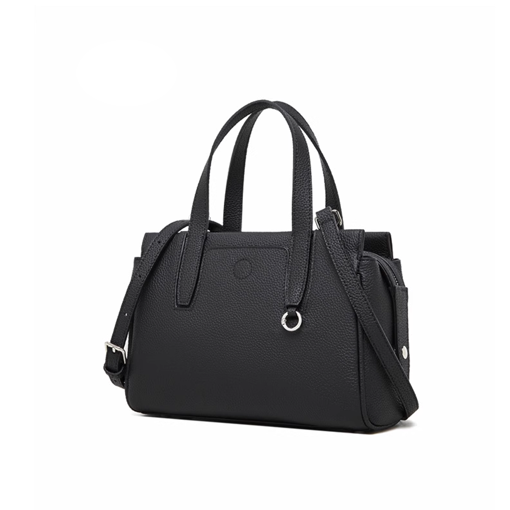 DENVI Leather Oversized Tote Bag