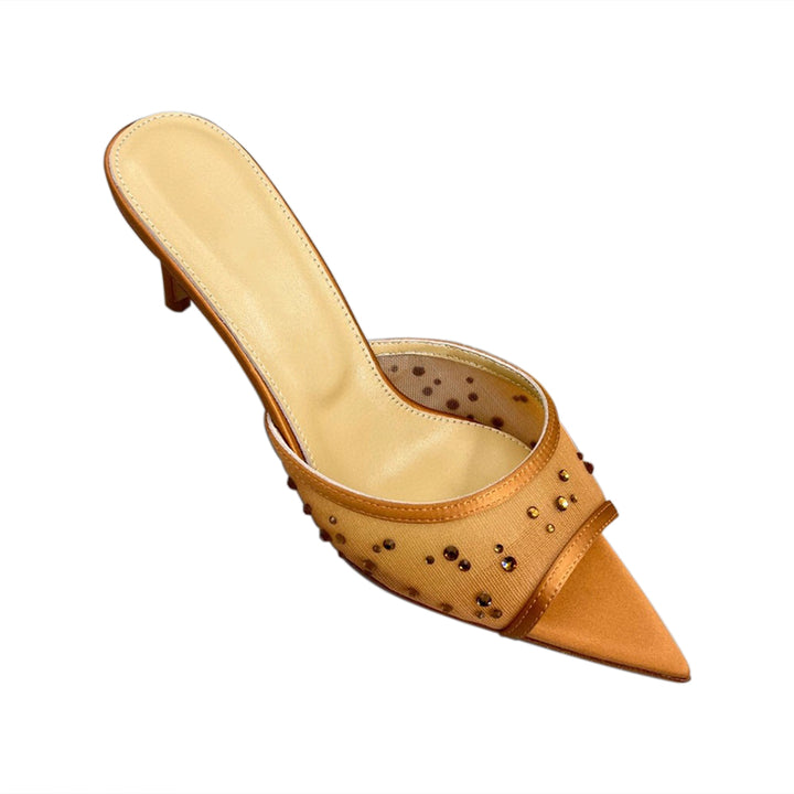 DEXRA Diamante Mules Sandals
