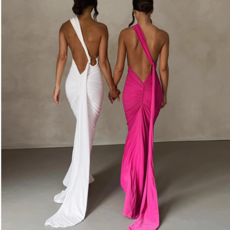 FAGCI Strap Evening Dress Gown
