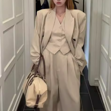 FECOV Button Lapel Blazer