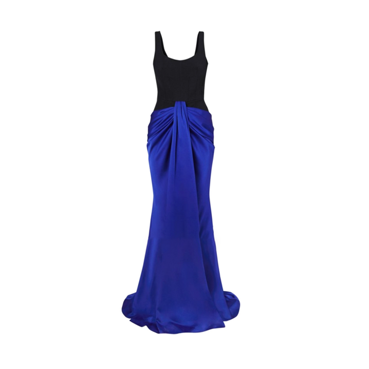 FENVI Bi-Color Evening Dress Gown