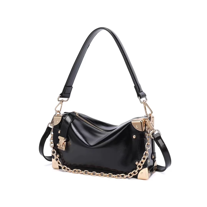 FEVRS Metal-Plated Cross Body Bag