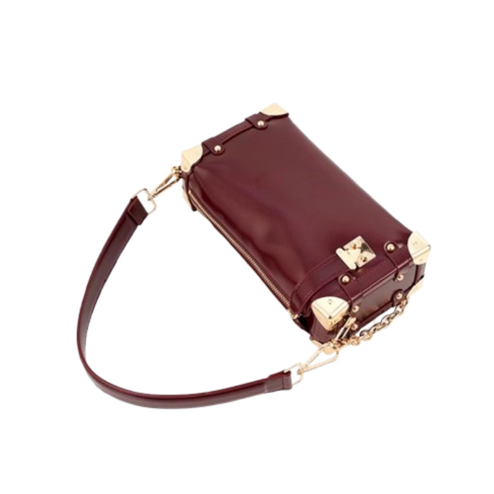 FEVRS Metal-Plated Cross Body Bag