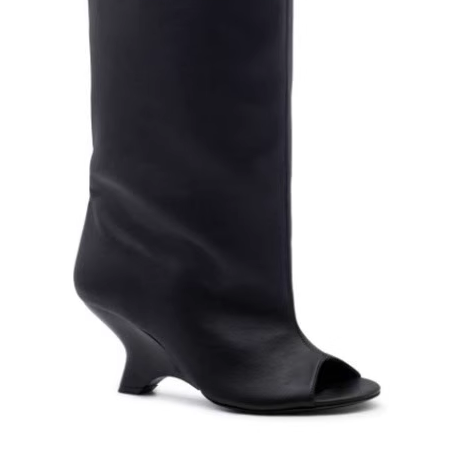 FLECI Sculptured Heel Knee High Boots