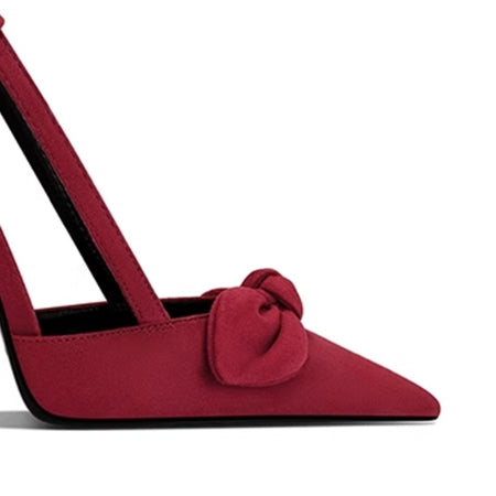 FUDOL Bow Mid Heel Sandals - 6cm