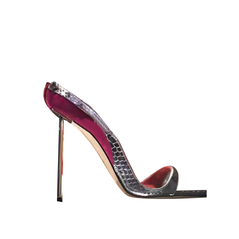 FUTRA Patent Leather High Heel Sandals