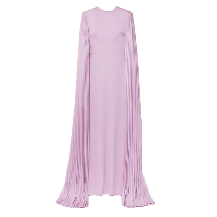 FVARU Fold Details Slip Evening Dress Gown