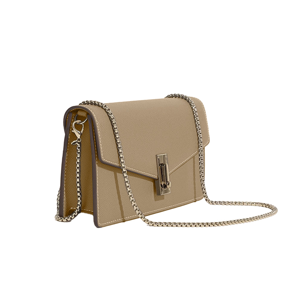 FVOCI Metal Lock Cross Body Bag