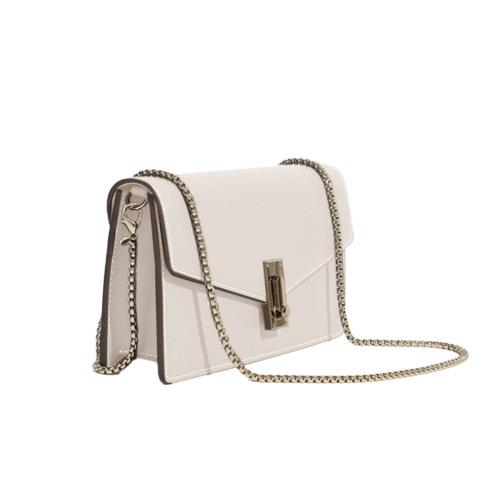 FVOCI Metal Lock Cross Body Bag