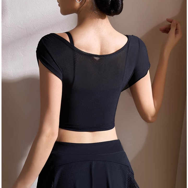 FVOTI Yoga Pilates V Neck Fitted Fitness Top