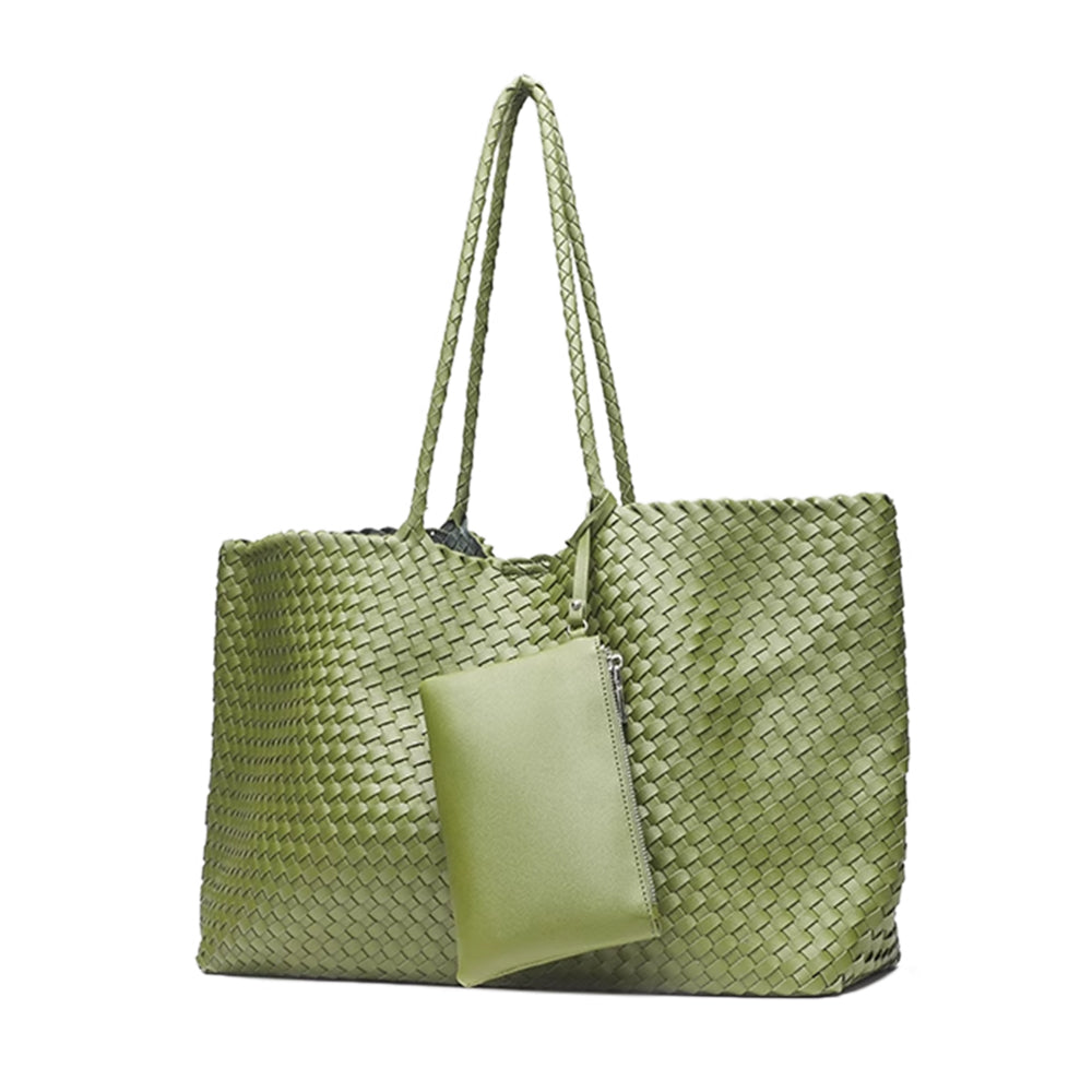 GEFAY Braided Oversized Tote Bag