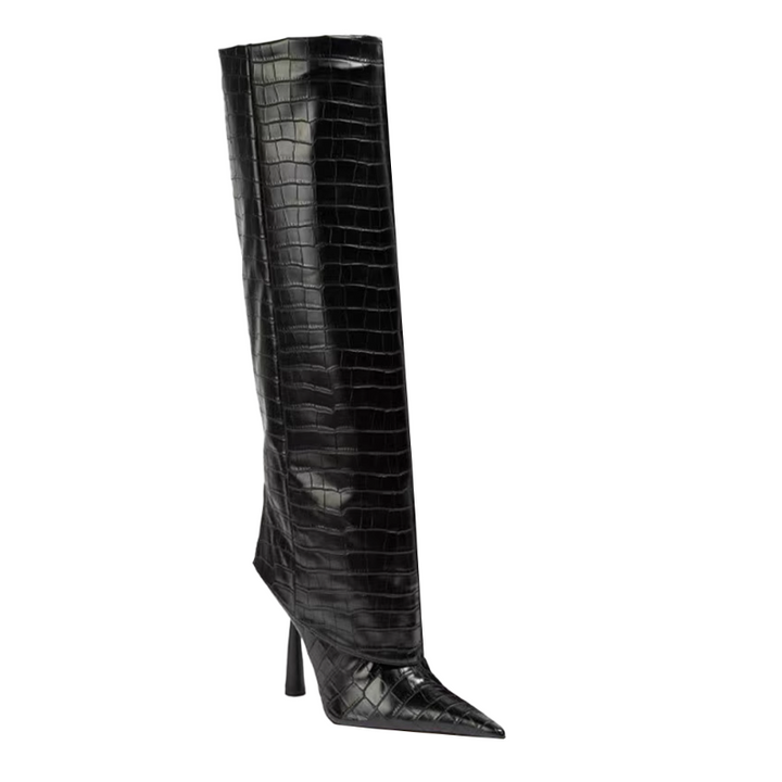 HASGI Stiletto Heel Knee High Boots