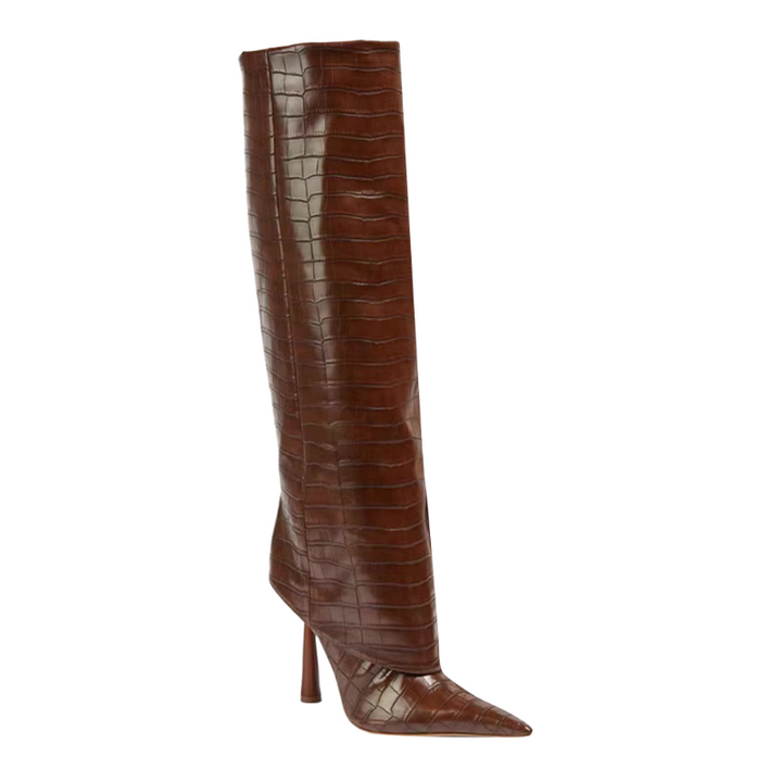 HASGI Stiletto Heel Knee High Boots