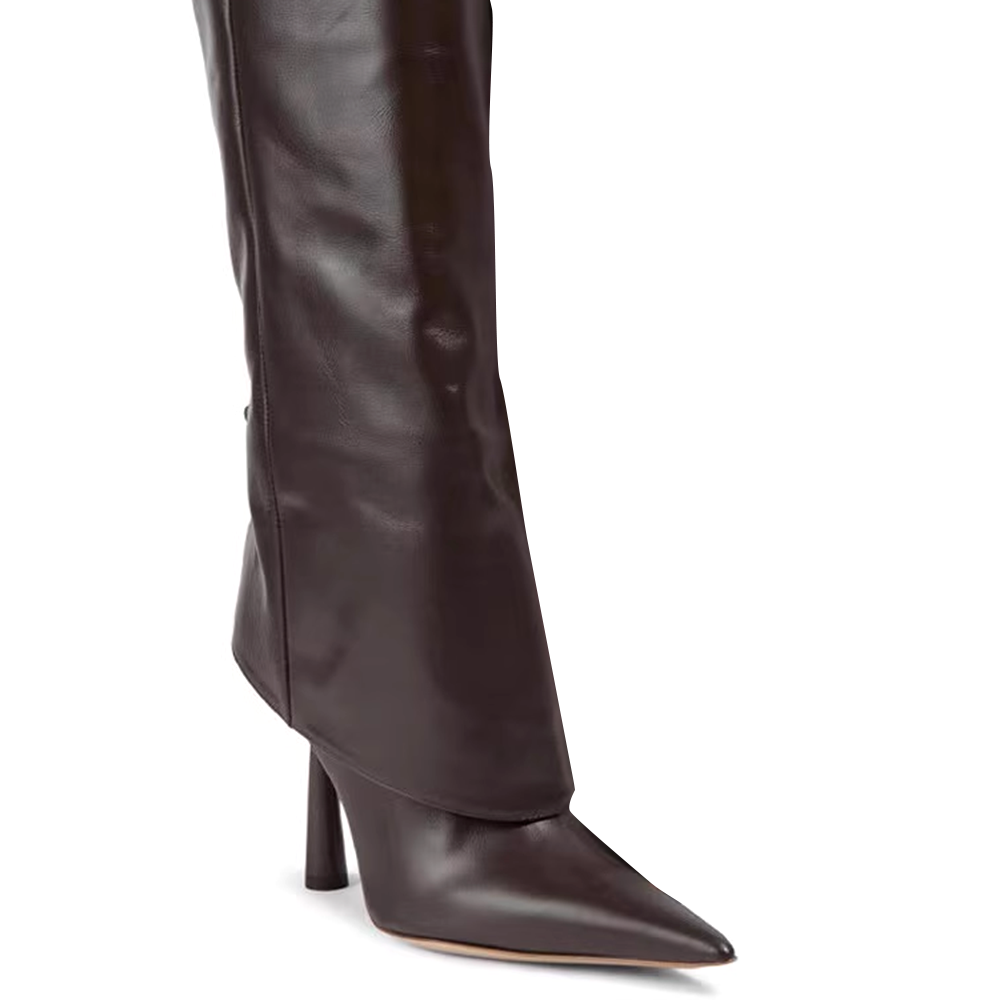 HASGI Stiletto Heel Knee High Boots