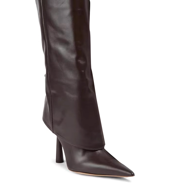 HASGI Stiletto Heel Knee High Boots