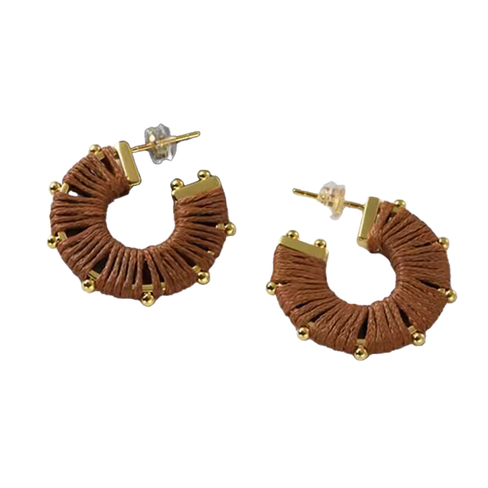 HEBVI Braided Earrings - Pair