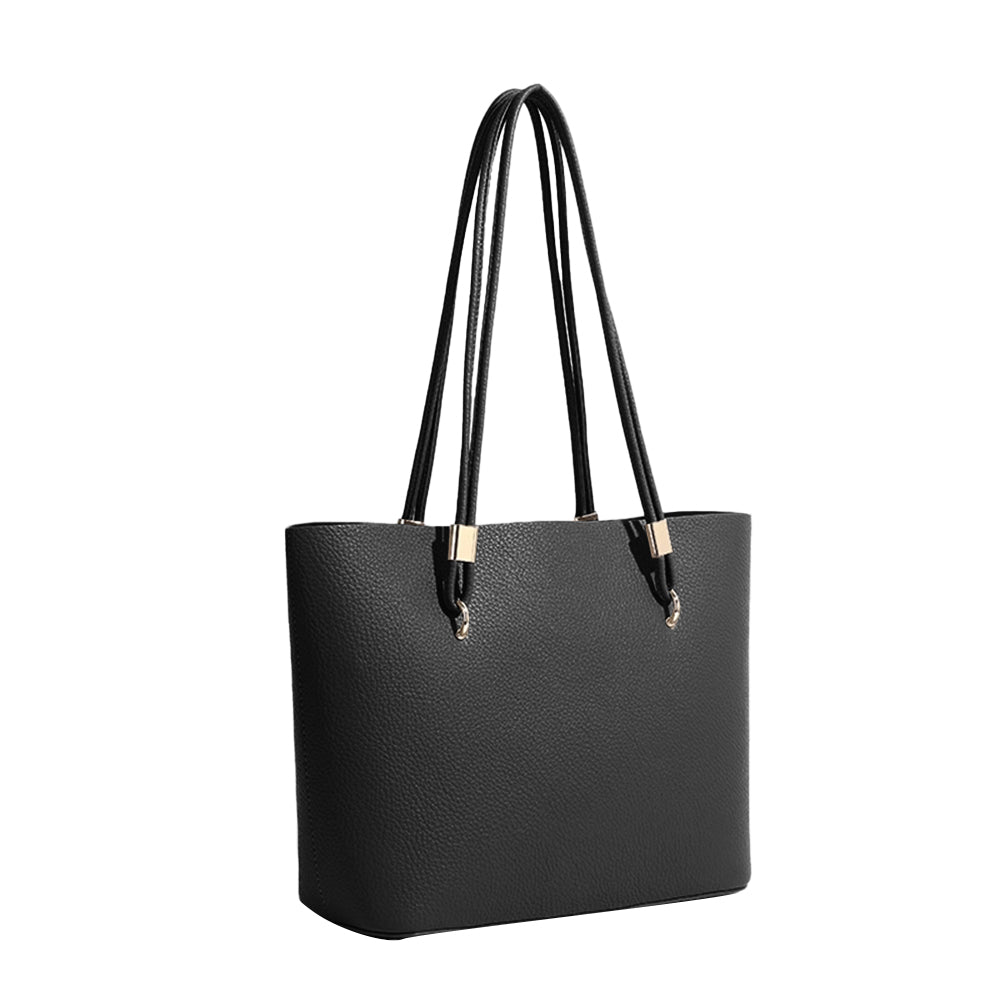 HECOT Leather Oversized Tote Bag