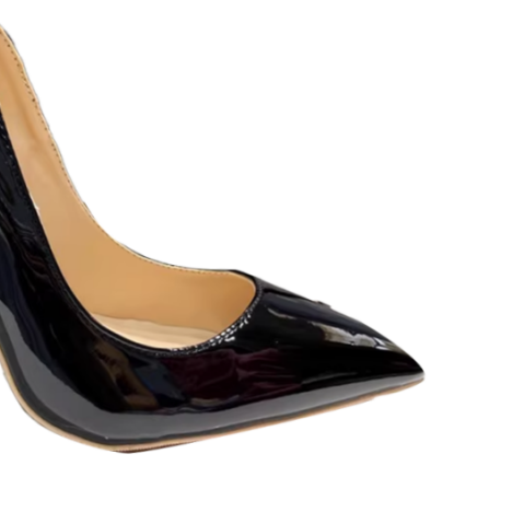 HEDOV Patent Leather High Heel Pumps - 10cm