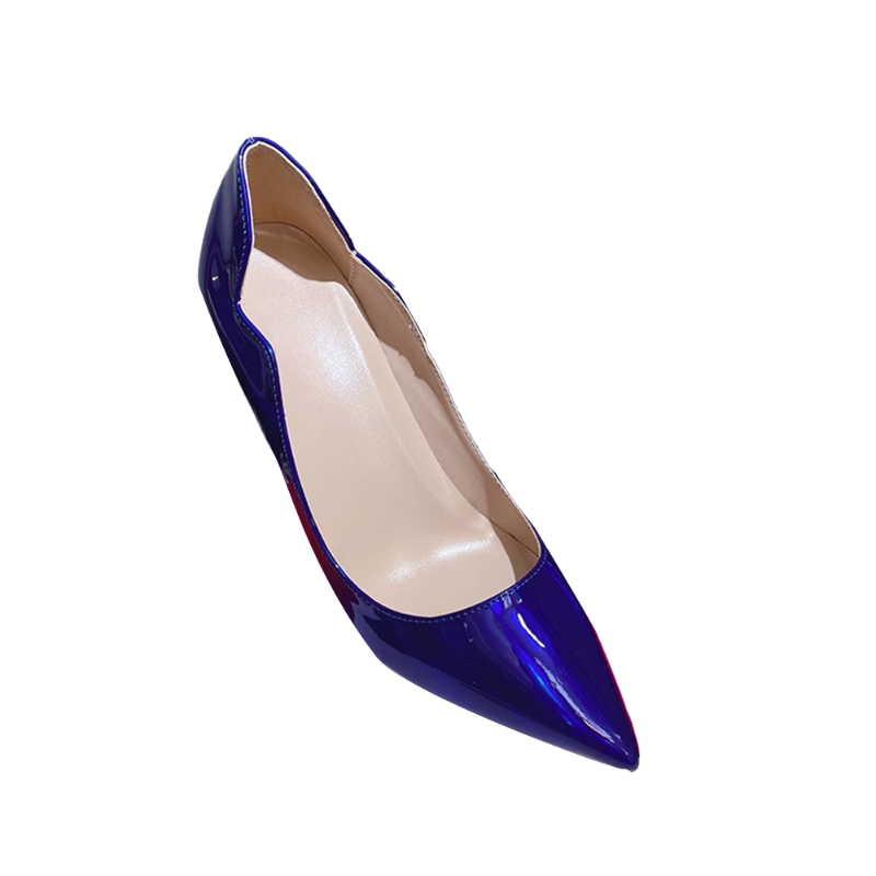 HEDOV Patent Leather High Heel Pumps - 10cm