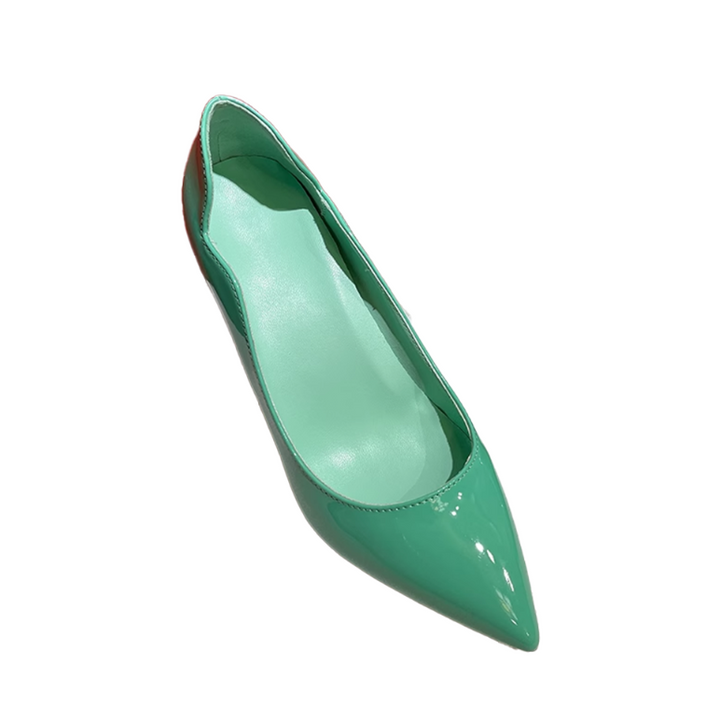 HEDOV Patent Leather High Heel Pumps - 10cm